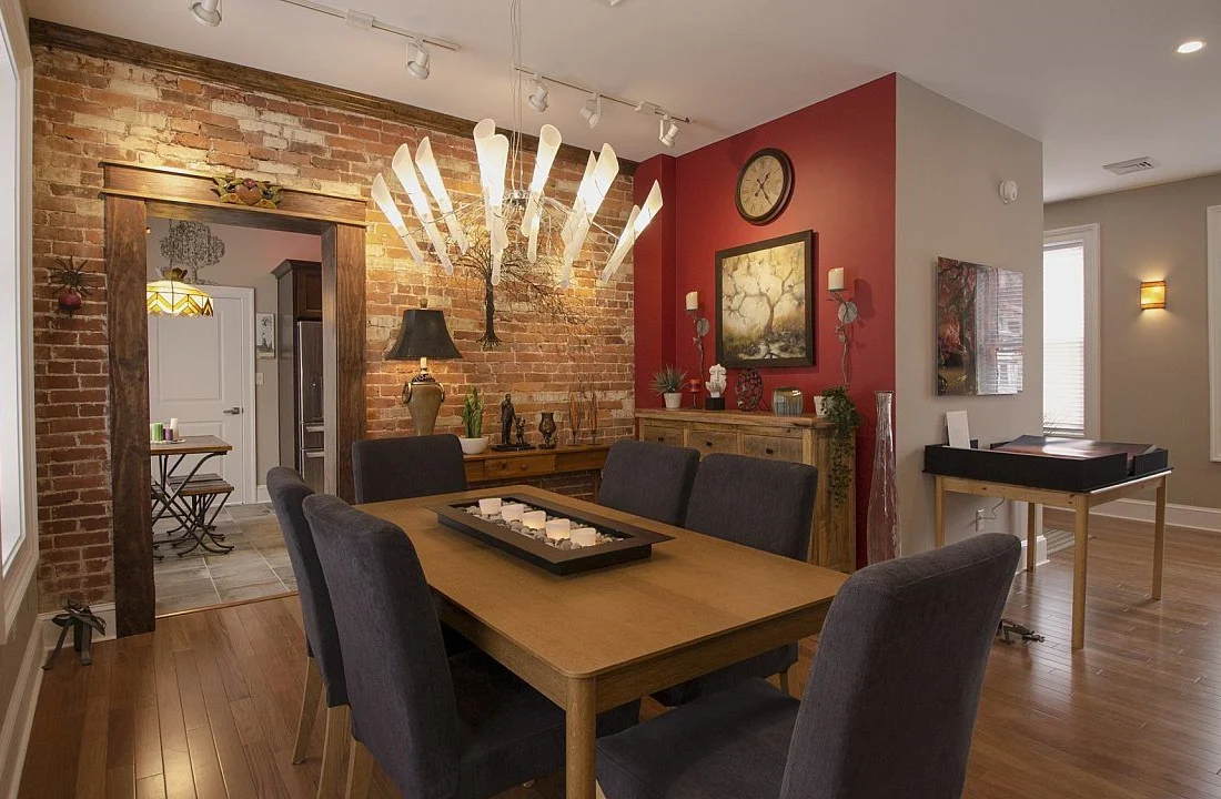 Historic home interior renovated by Habitat Building, a Valish company
